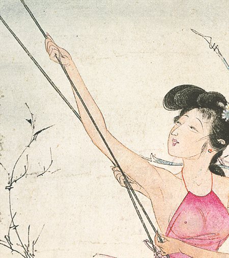 普定县-胡也佛的仕女画和最知名的金瓶梅秘戏图